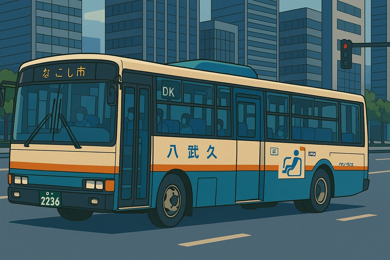 西武バスで韓国に行く企画 | の人気AIイラスト・グラビア