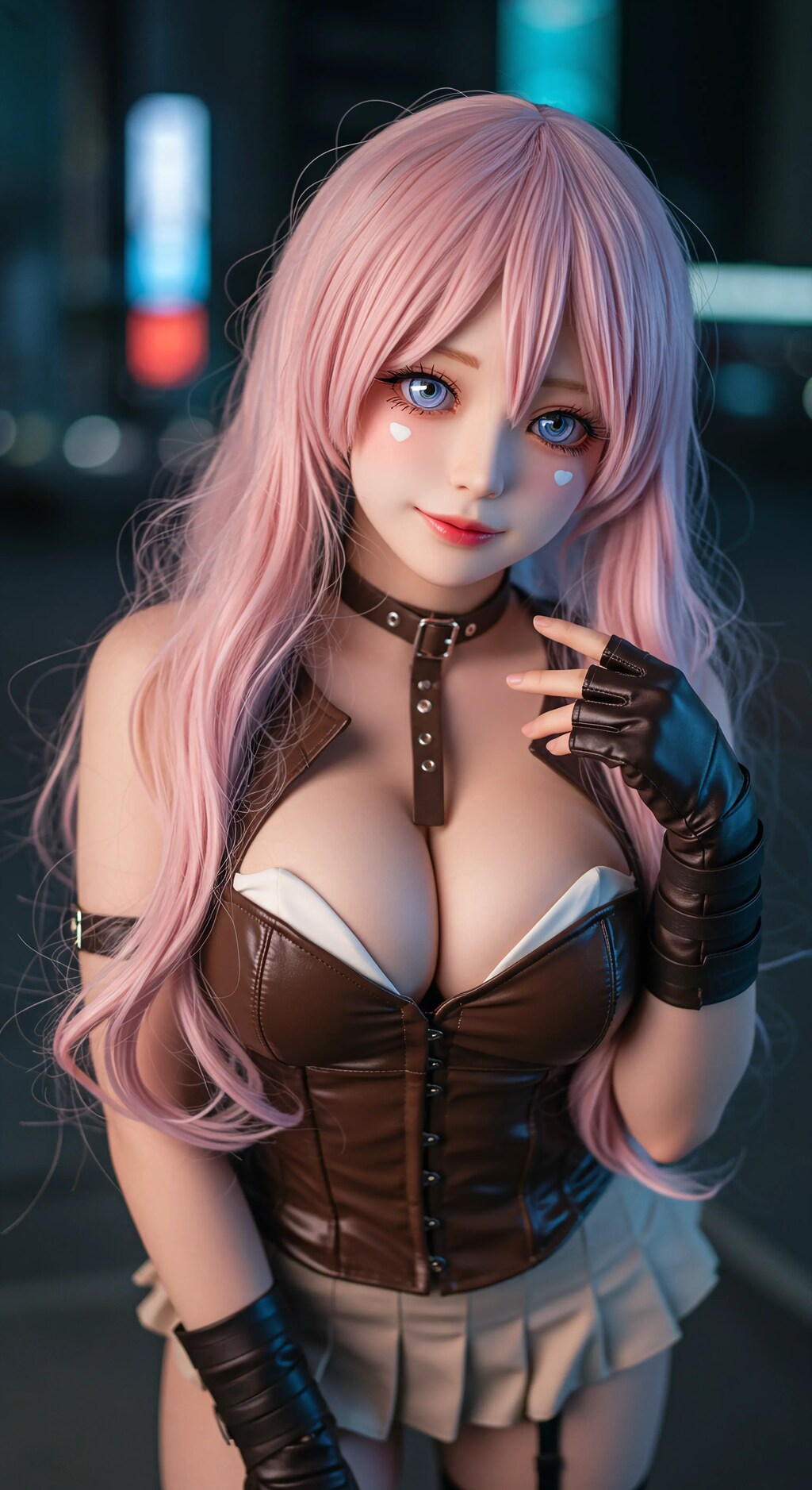 doll head of a anime girl