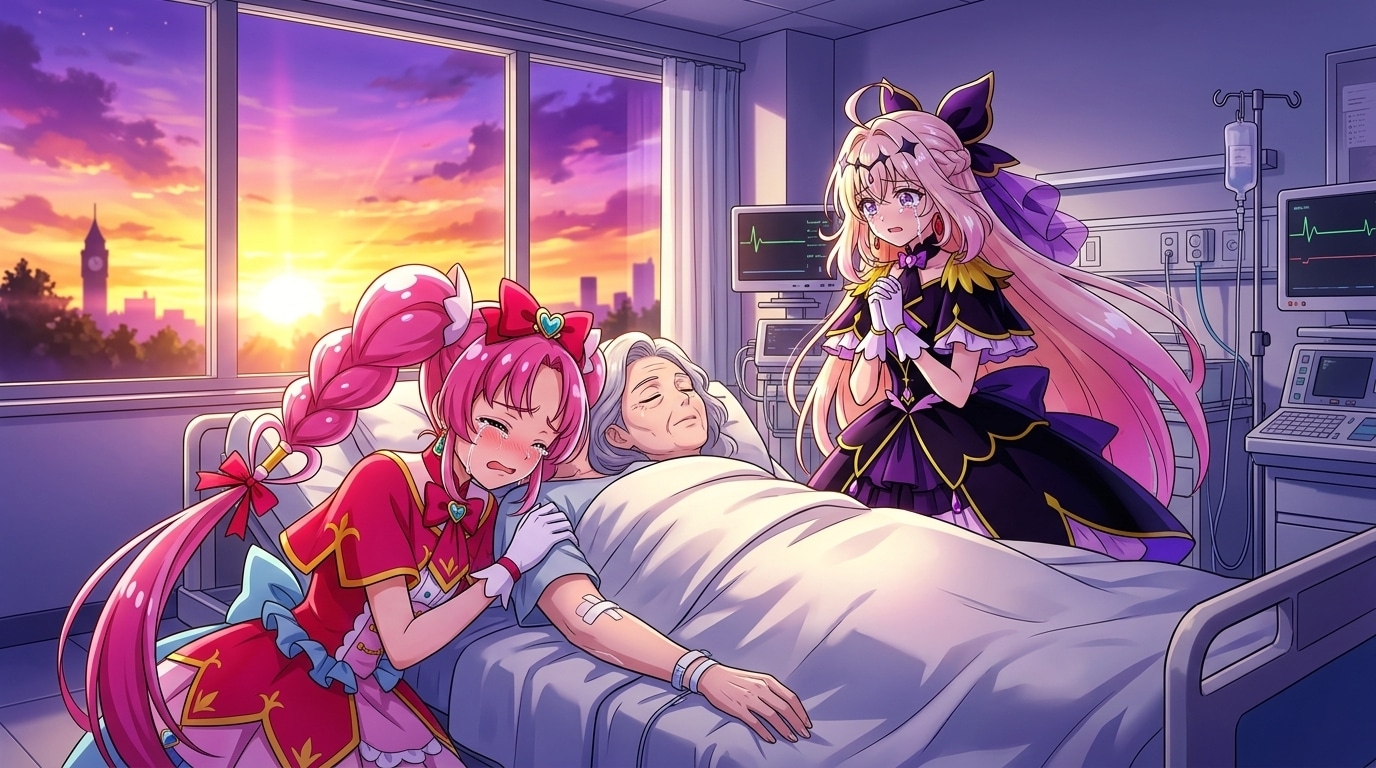 2人のプリキュア、死亡診断書を書いて号泣する | の人気AIイラスト・グラビア