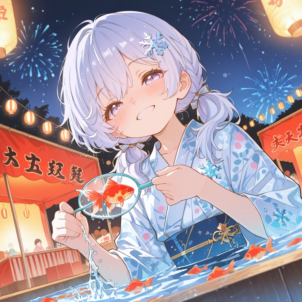 金魚すくい♡