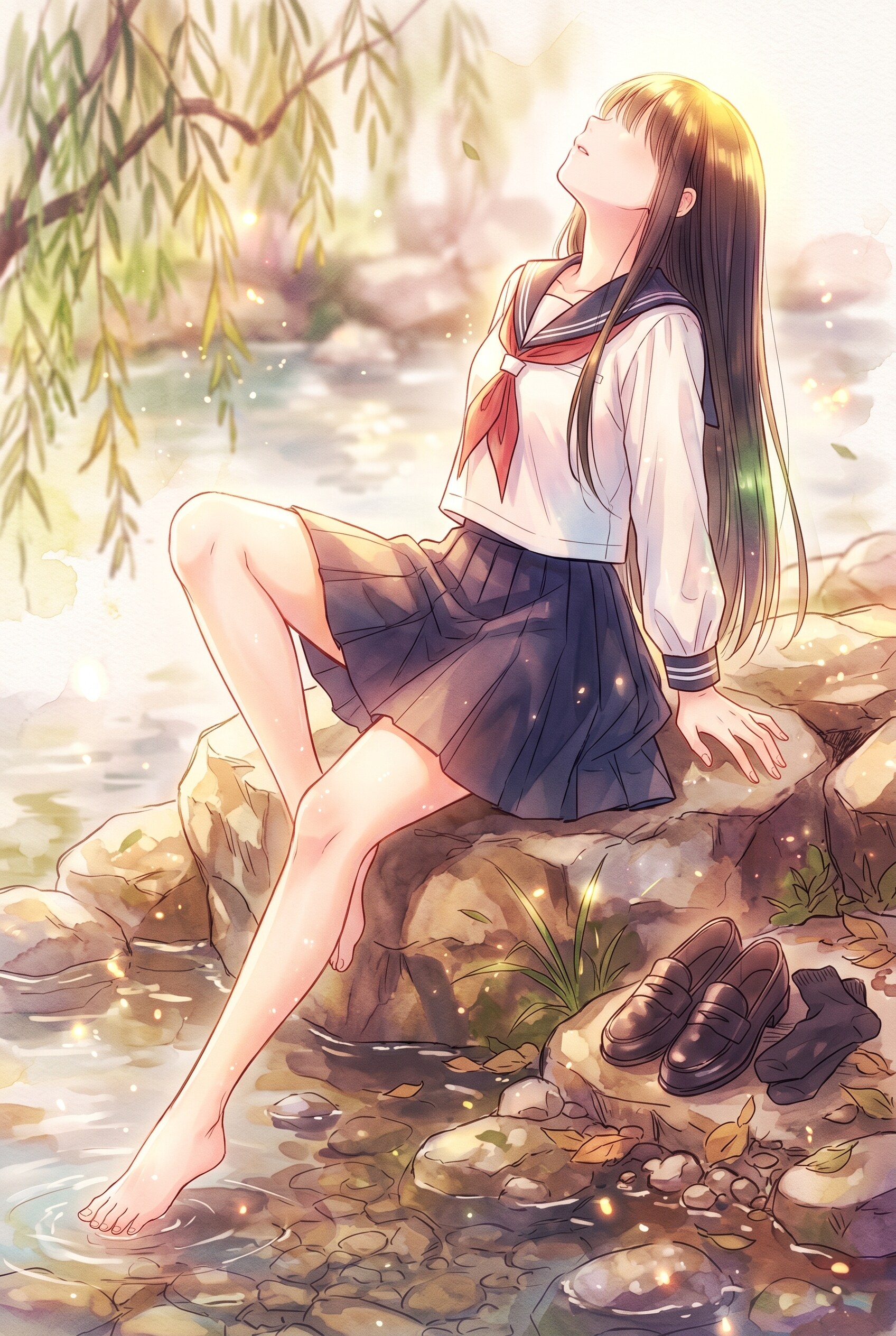 渓畔の静謐