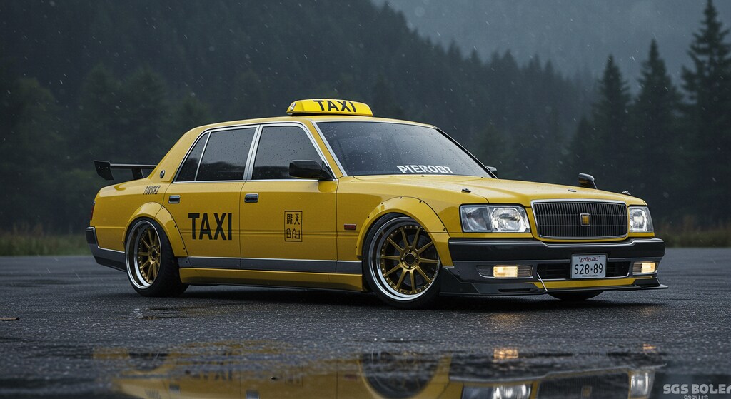 センチュリーイエロータクシーのドリ車