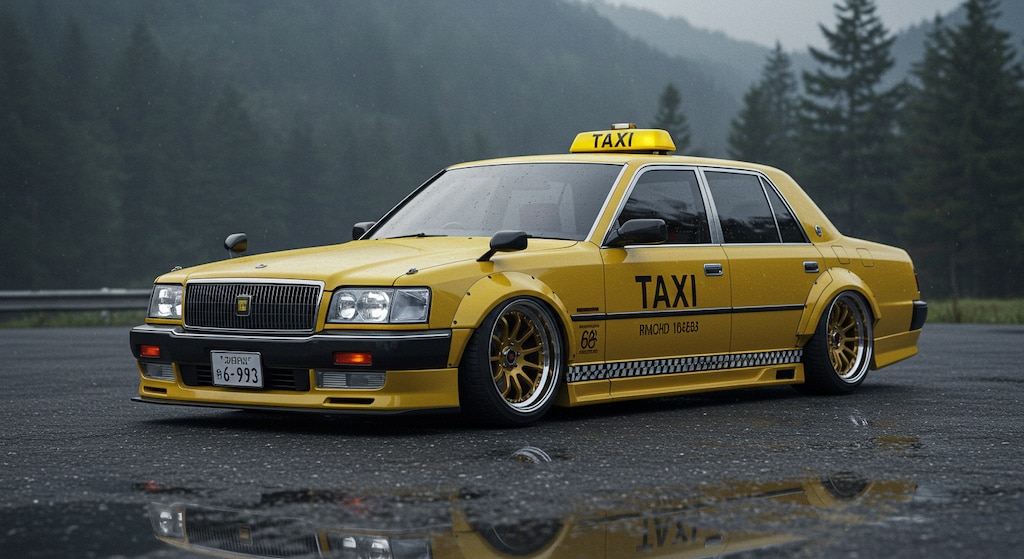 センチュリーイエロータクシーのドリ車