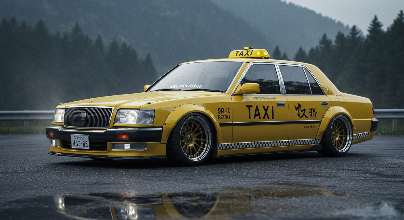 センチュリーイエロータクシーのドリ車 | の人気AIイラスト・グラビア
