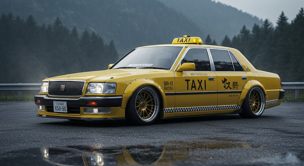 センチュリーイエロータクシーのドリ車