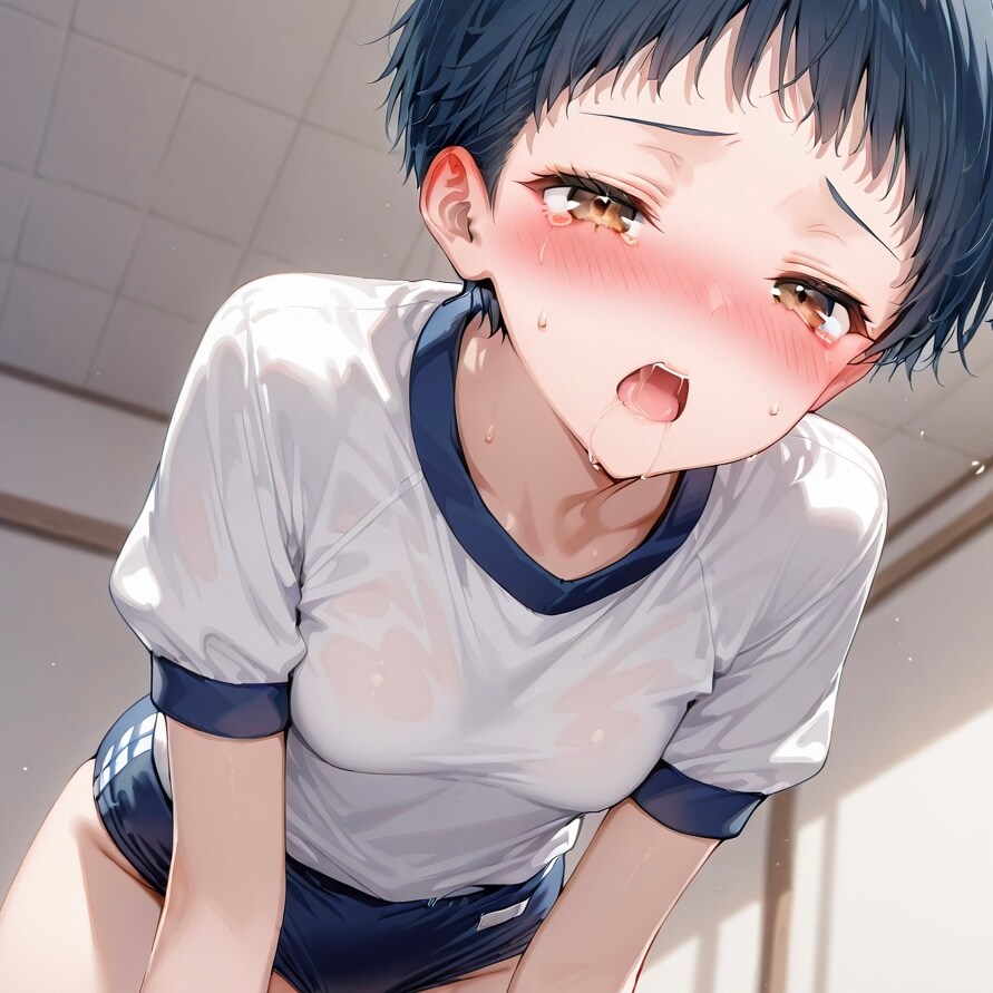 黒髪女生徒「ハァ、ハァ、ハァ…もうげんかいだよ」