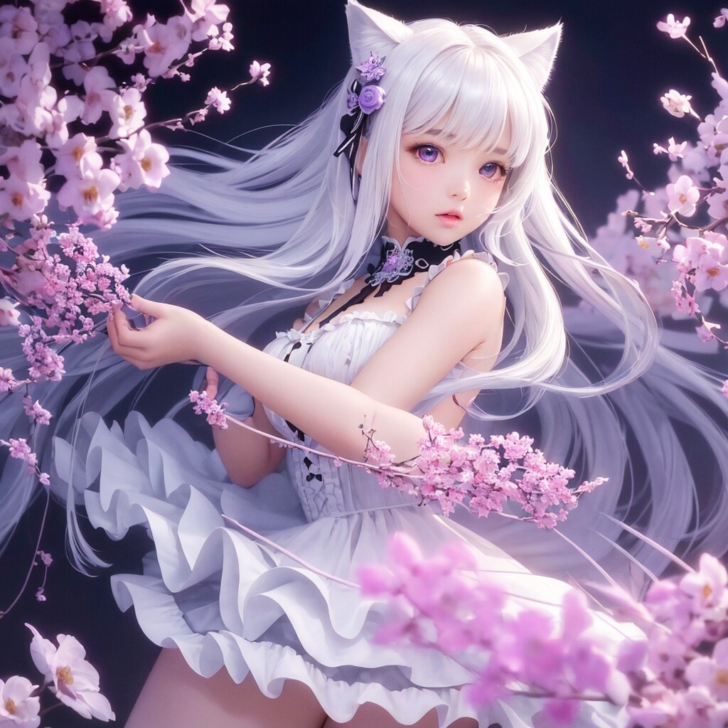 猫耳ドレス、にゃんにゃん