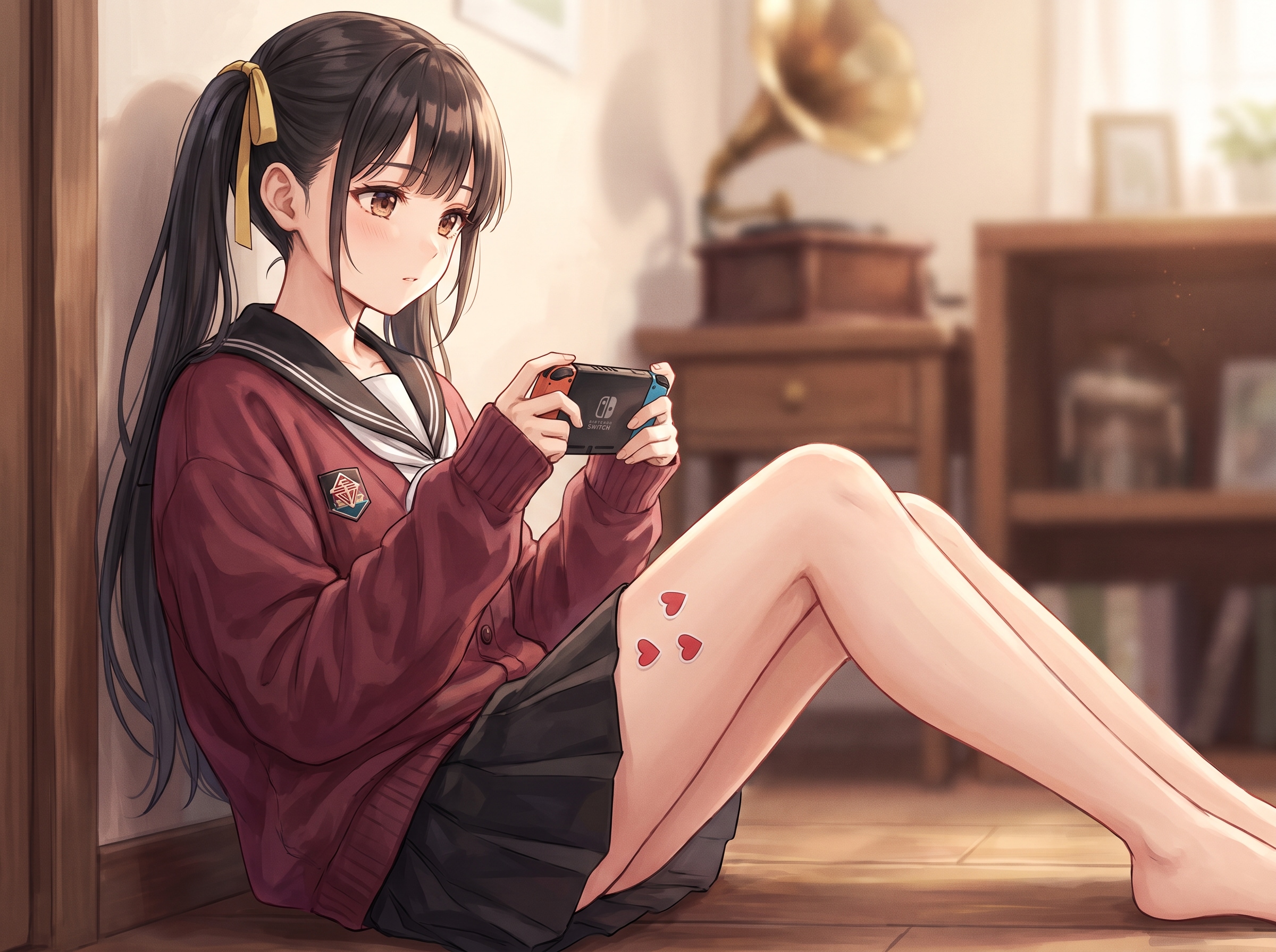 窓辺遊戯少女