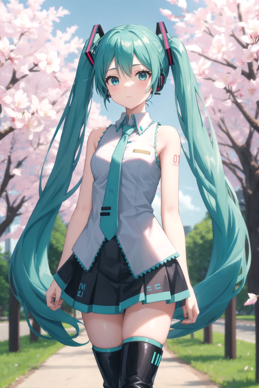 ミクさん、カウボーイショット | の人気AIイラスト・グラビア