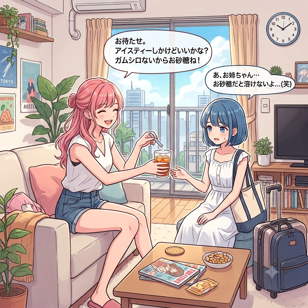 アイスティーしかなかったんだけどいいかな