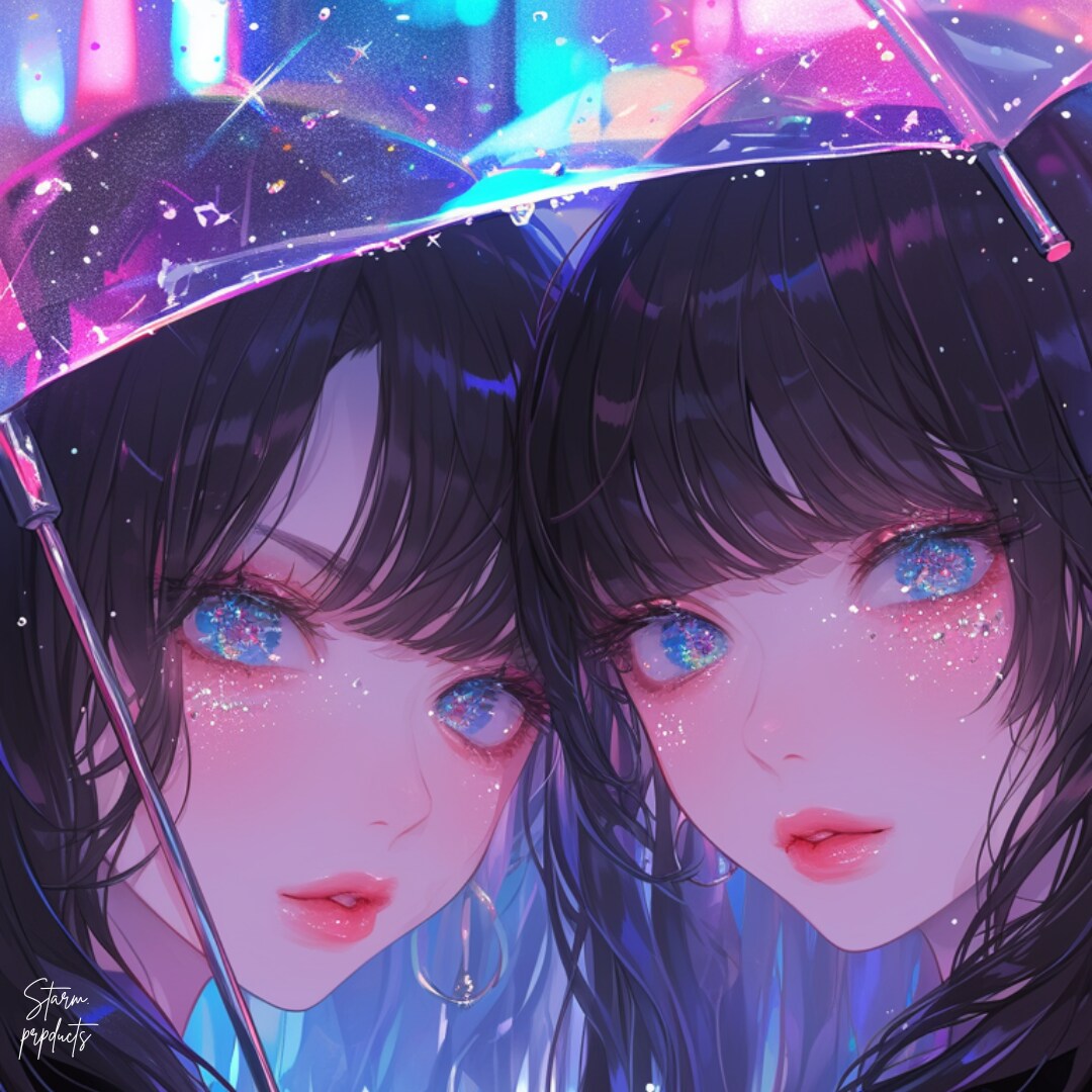 フリーアイコン/ペアアイコン/お揃いアイコン/双子アイコン