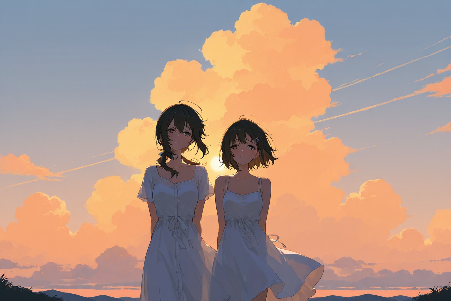 田舎で姉妹と