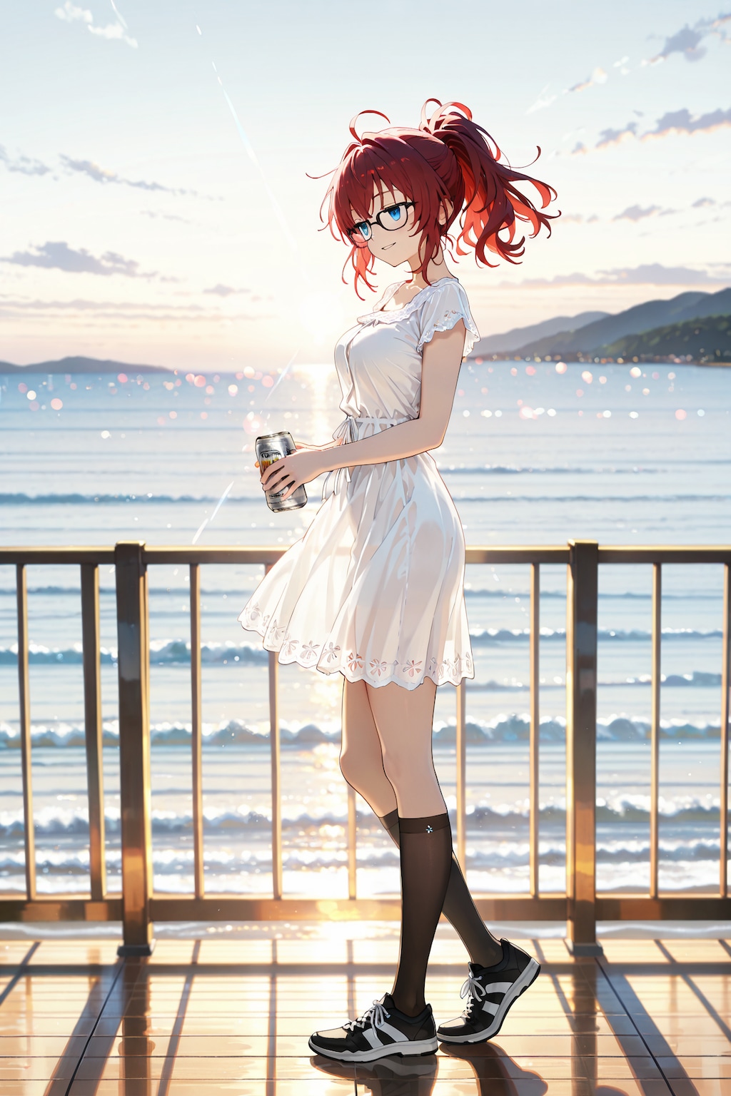 観光地めぐりのジト目先生 Y807