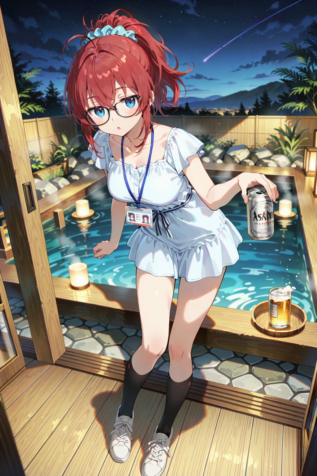 観光地めぐりのジト目先生 Y807