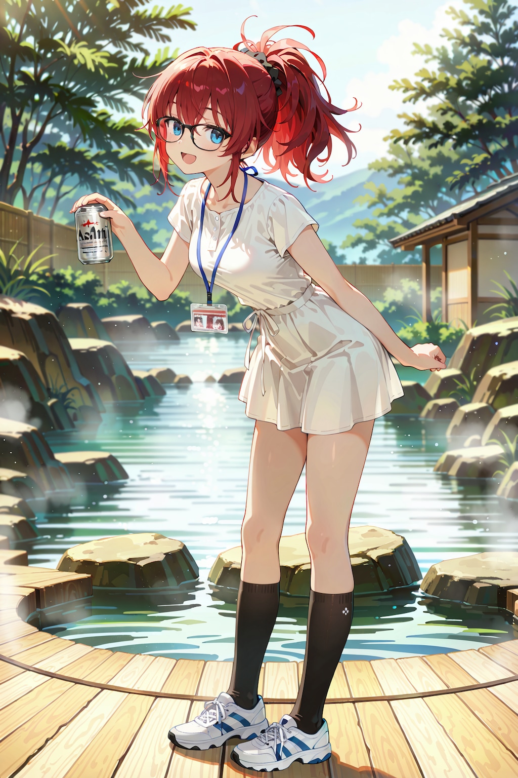 観光地めぐりのジト目先生 Y807