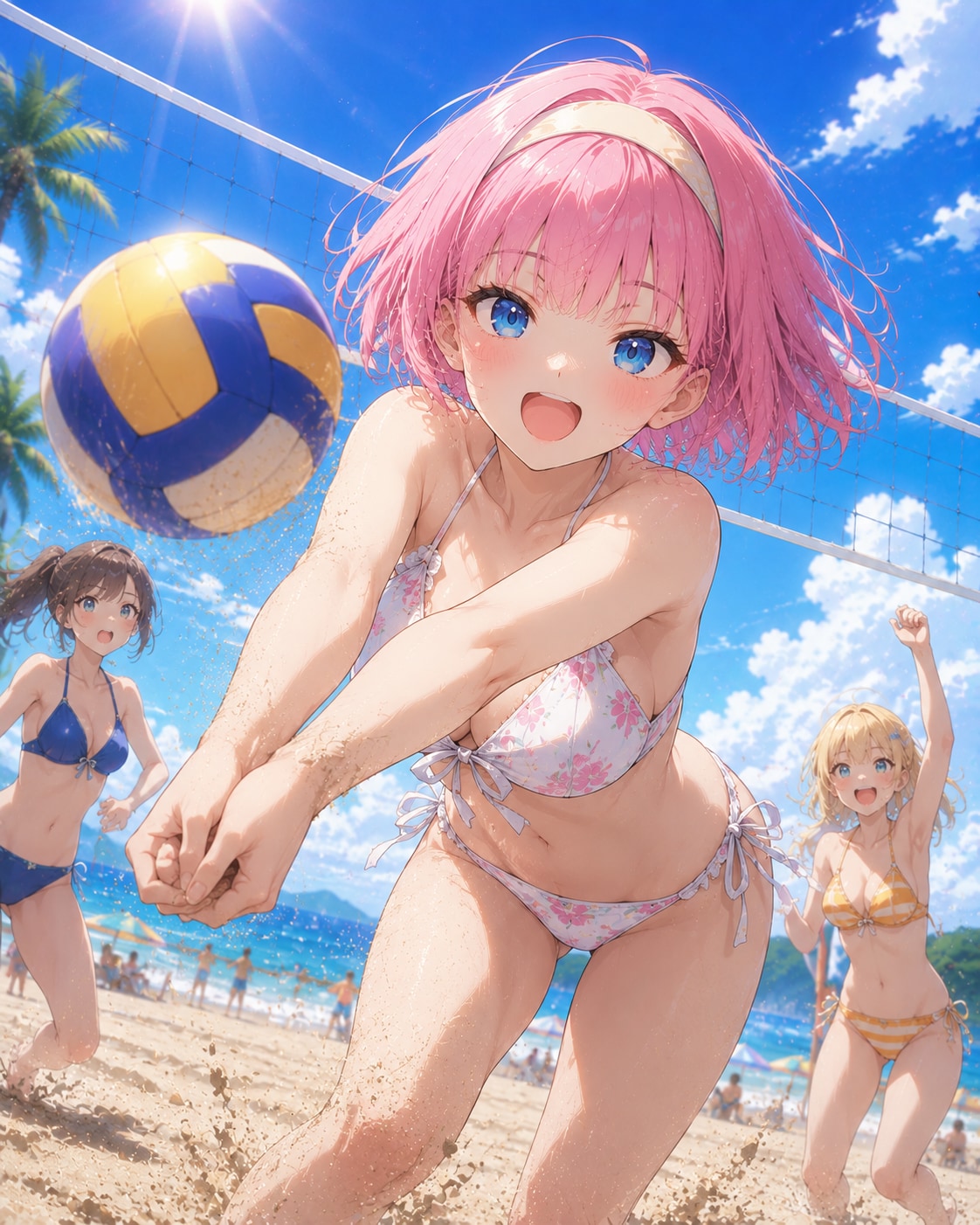 レシーブ！