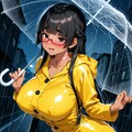 雨の中のおさんぽ 7枚目