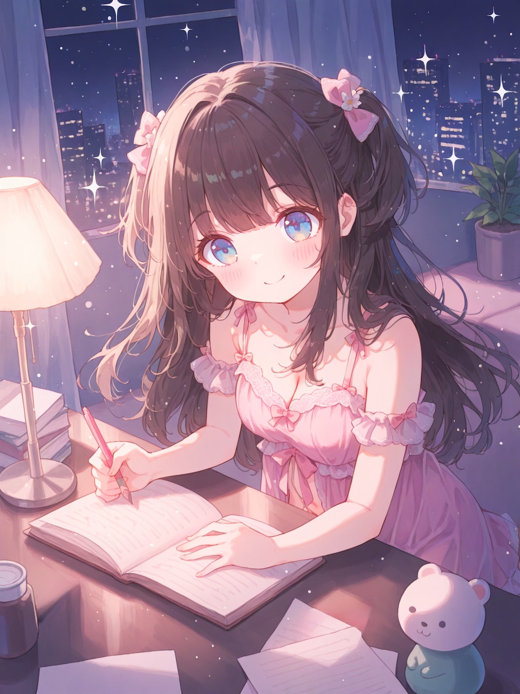 想いを込めて日記を綴る