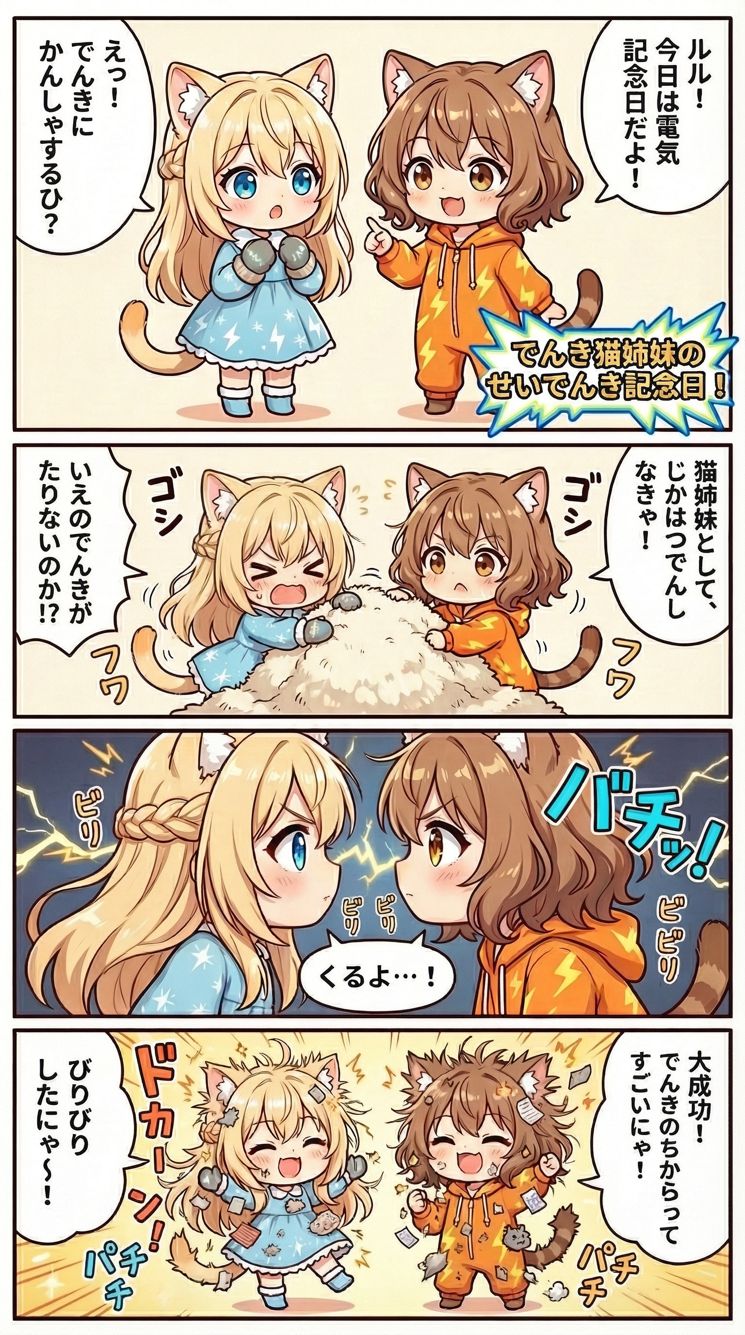せいでんき記念日！⚡ | の人気AIイラスト・グラビア