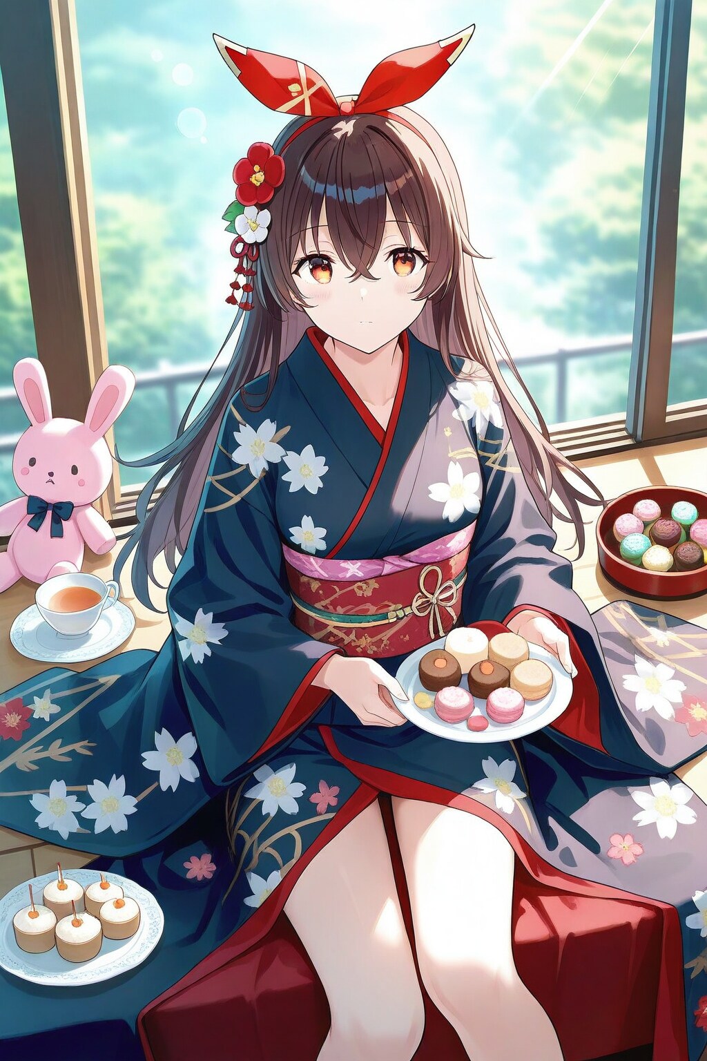 木漏れ日と甘いひととき