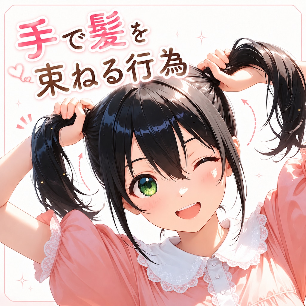 ユーザー企画「手で髪を束ねる行為」開催します！✨