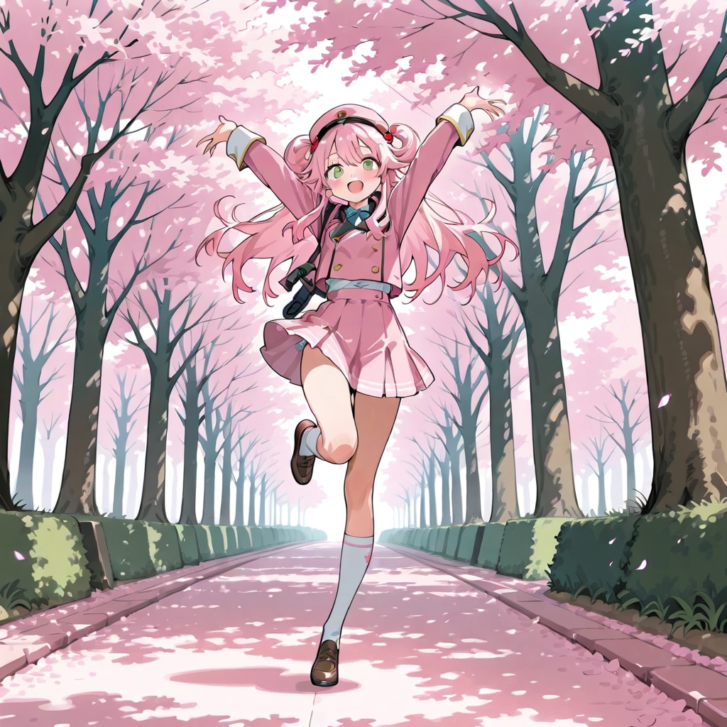 桜で感じる春 | の人気AIイラスト・グラビア