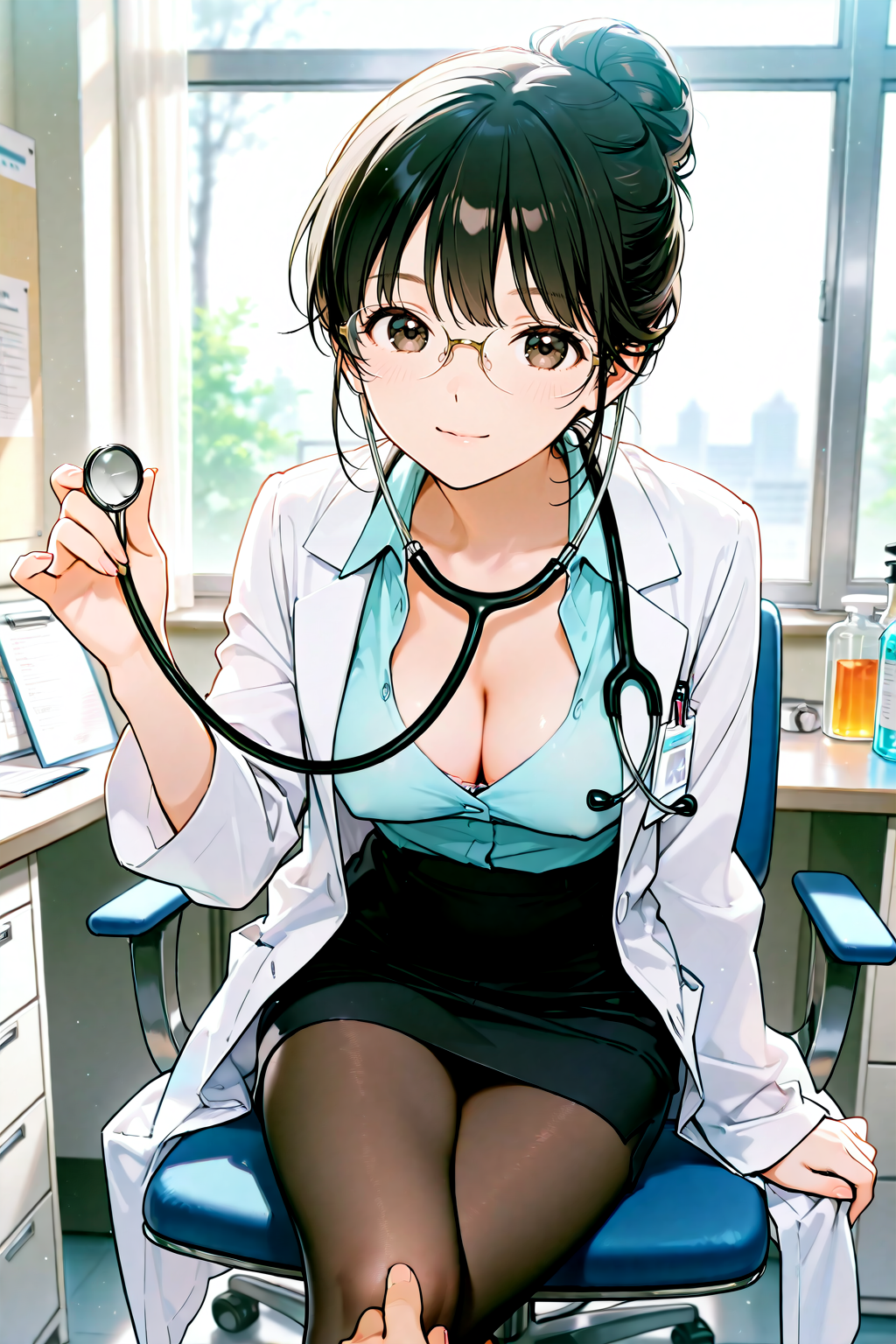 ちょっと心音聴いてみましょうかｗ