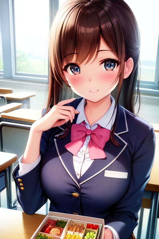 女子高生彼女の手作り弁当