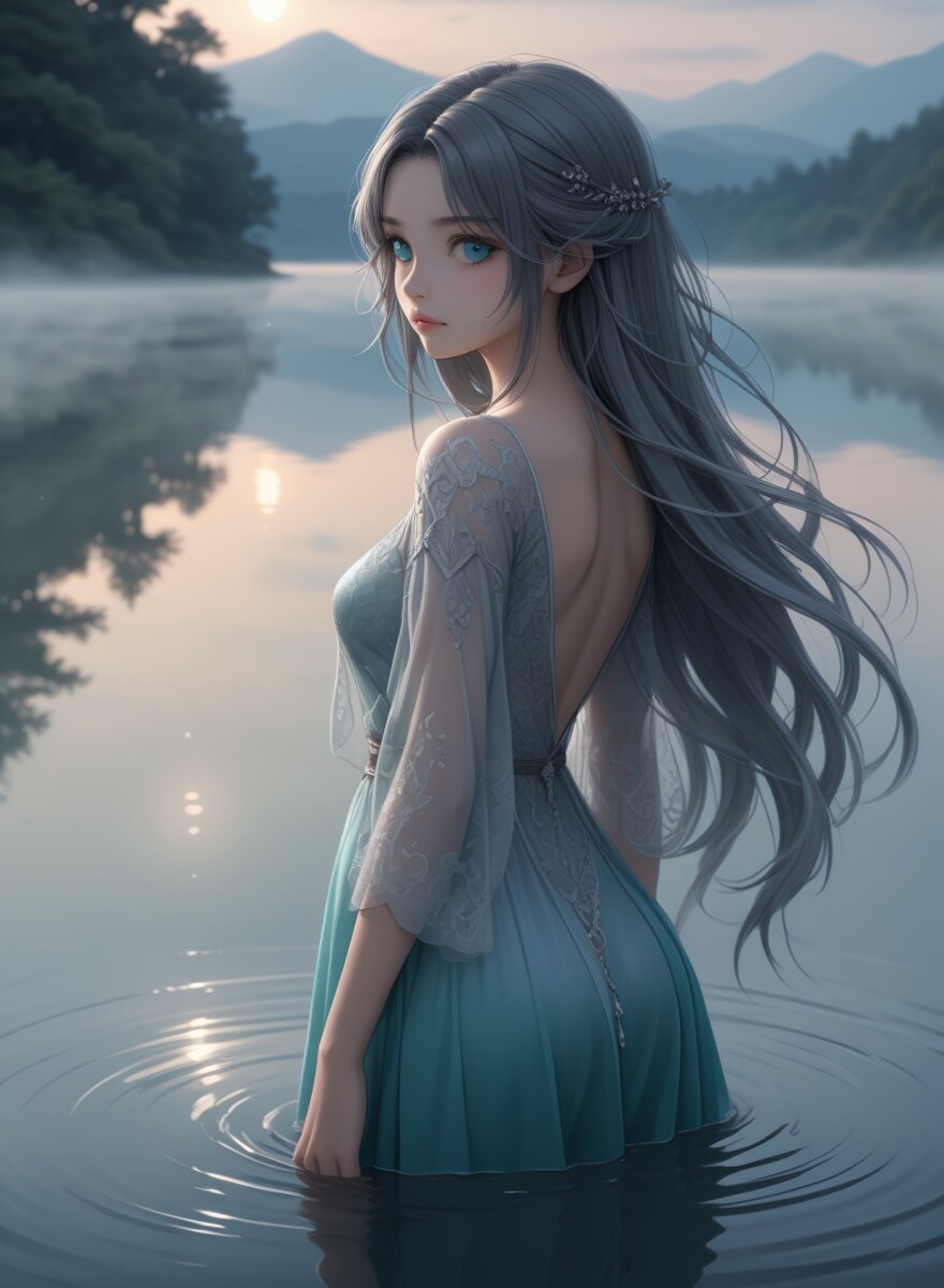 摩周湖にて
