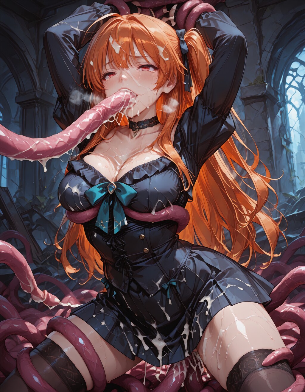 完全着衣触手責め