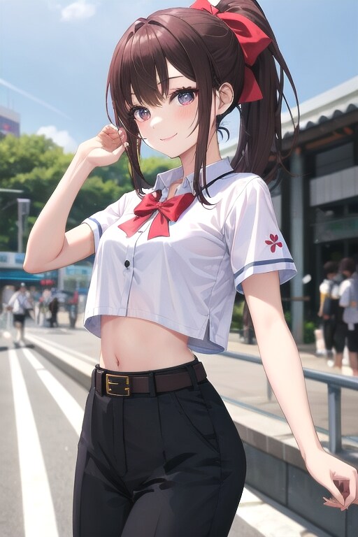 かっこかわいい韓国テコンドー美少女イ・ソア（李瑞雅）　ソウル市内でテコンドー演武！
