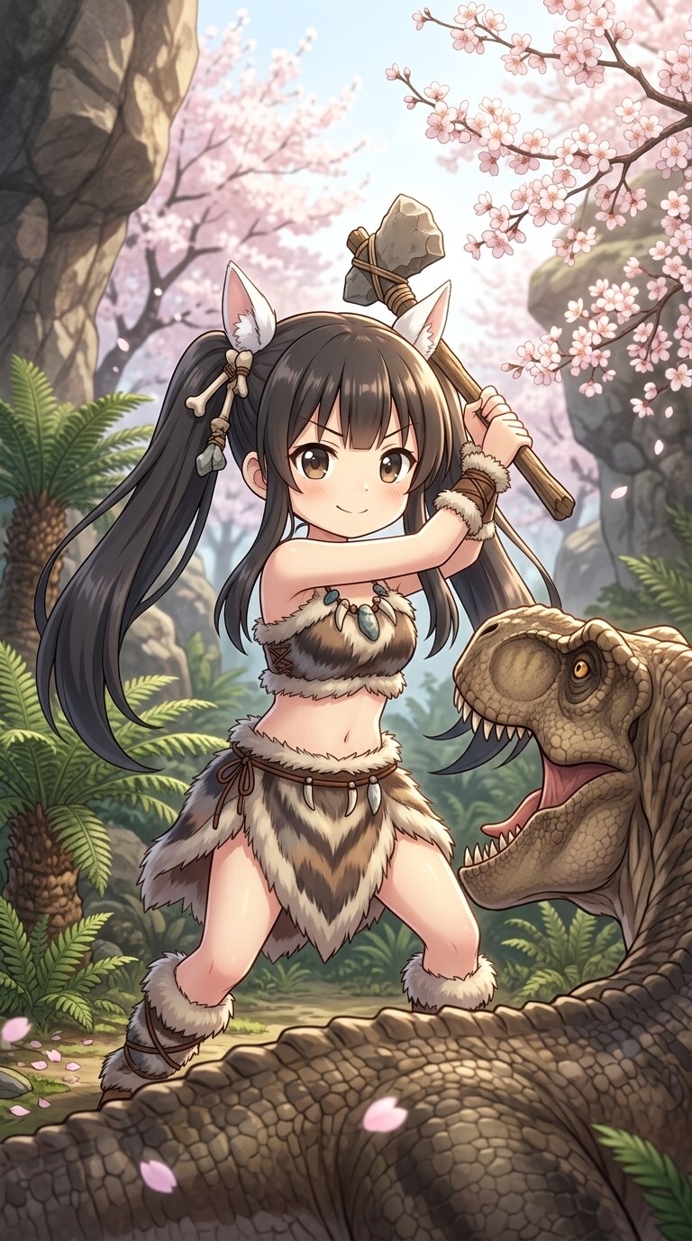 黒ツイさん。原始時代