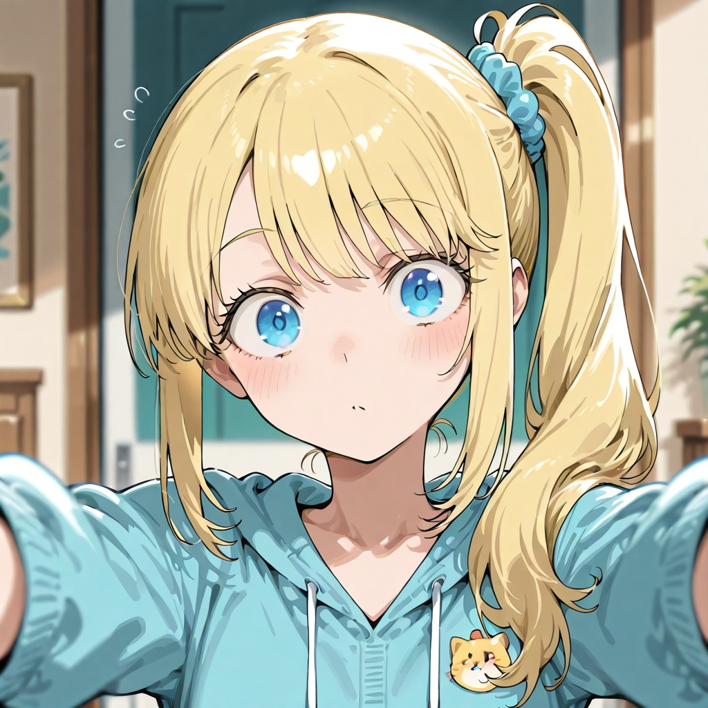 うちの子ミシェル自撮り