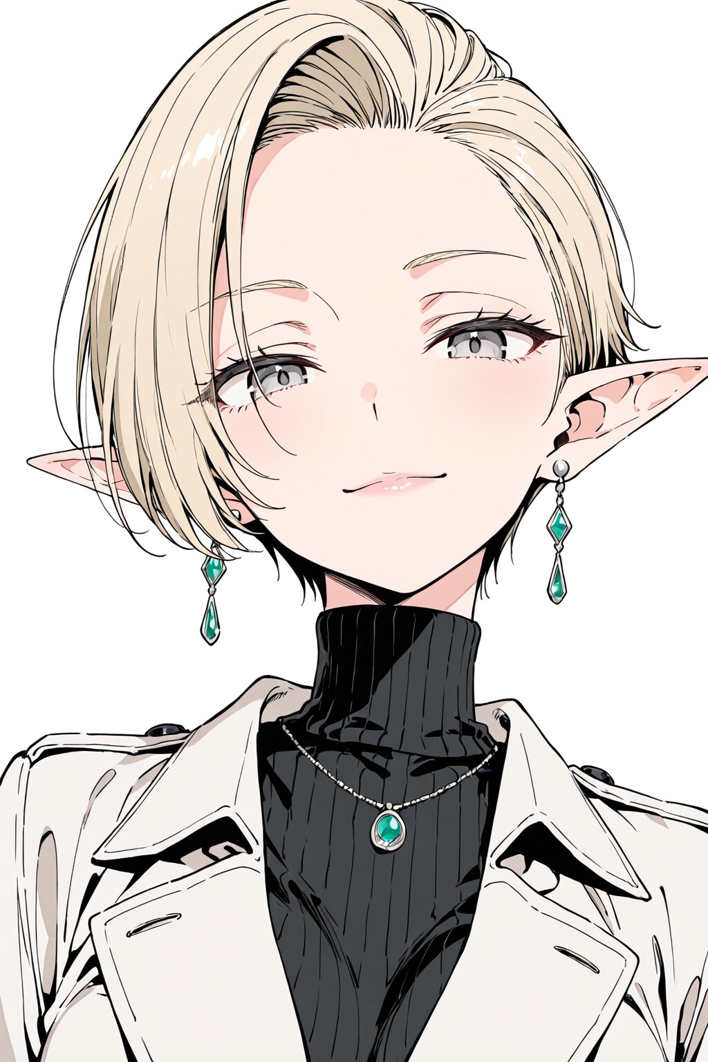 ショートヘアーエルフさん