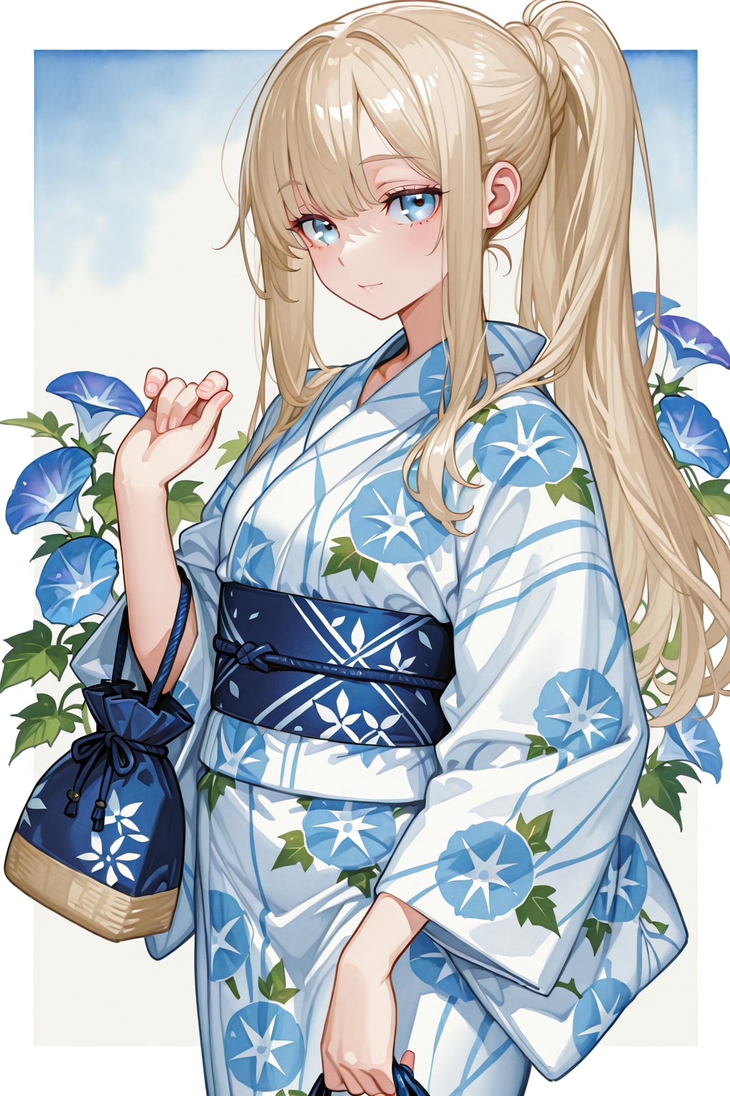 朝顔の貴女