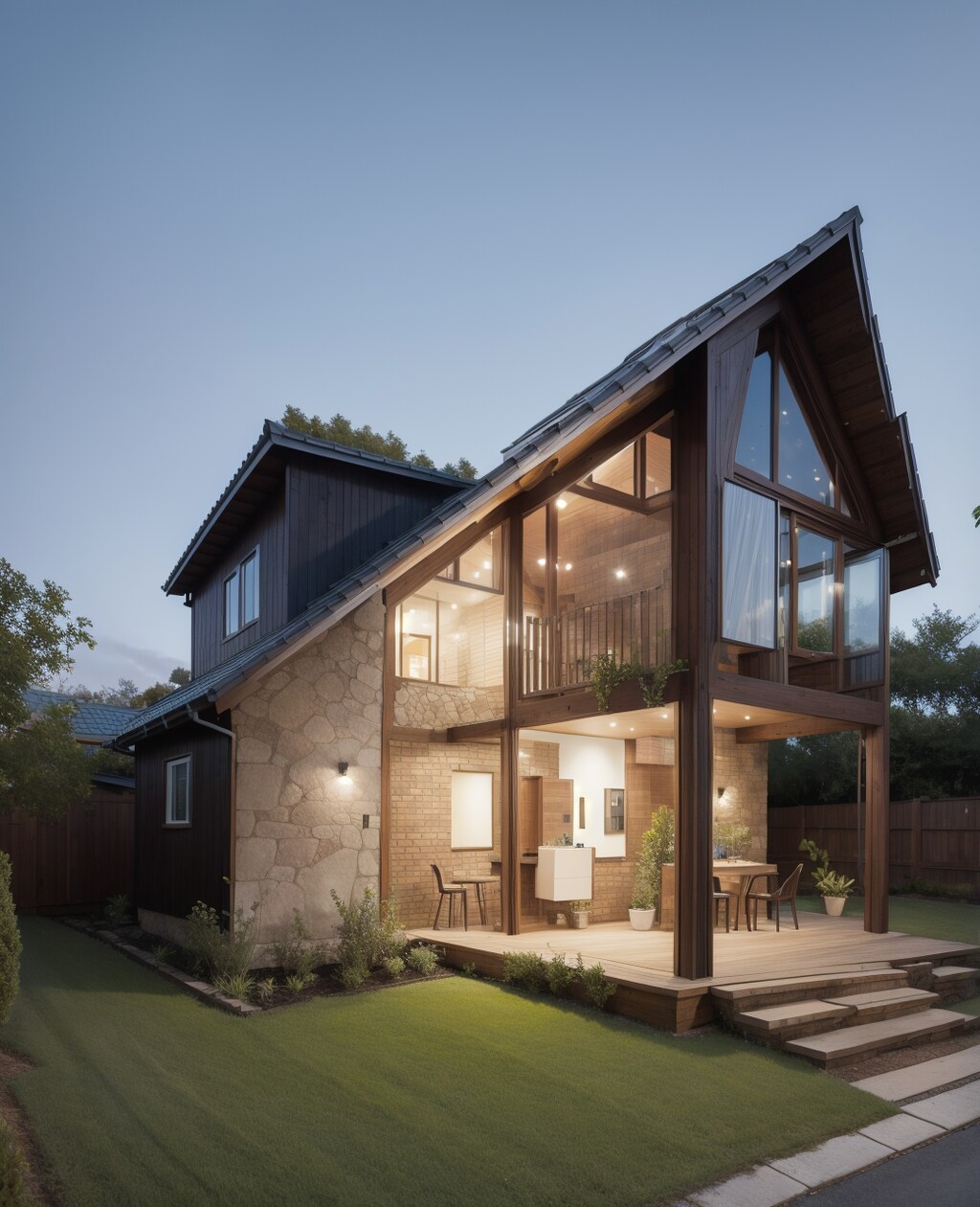 自然光の多い家