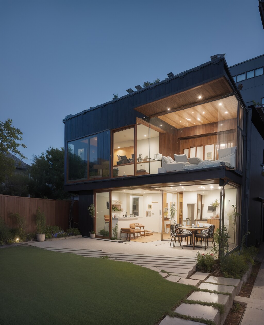 自然光の多い家