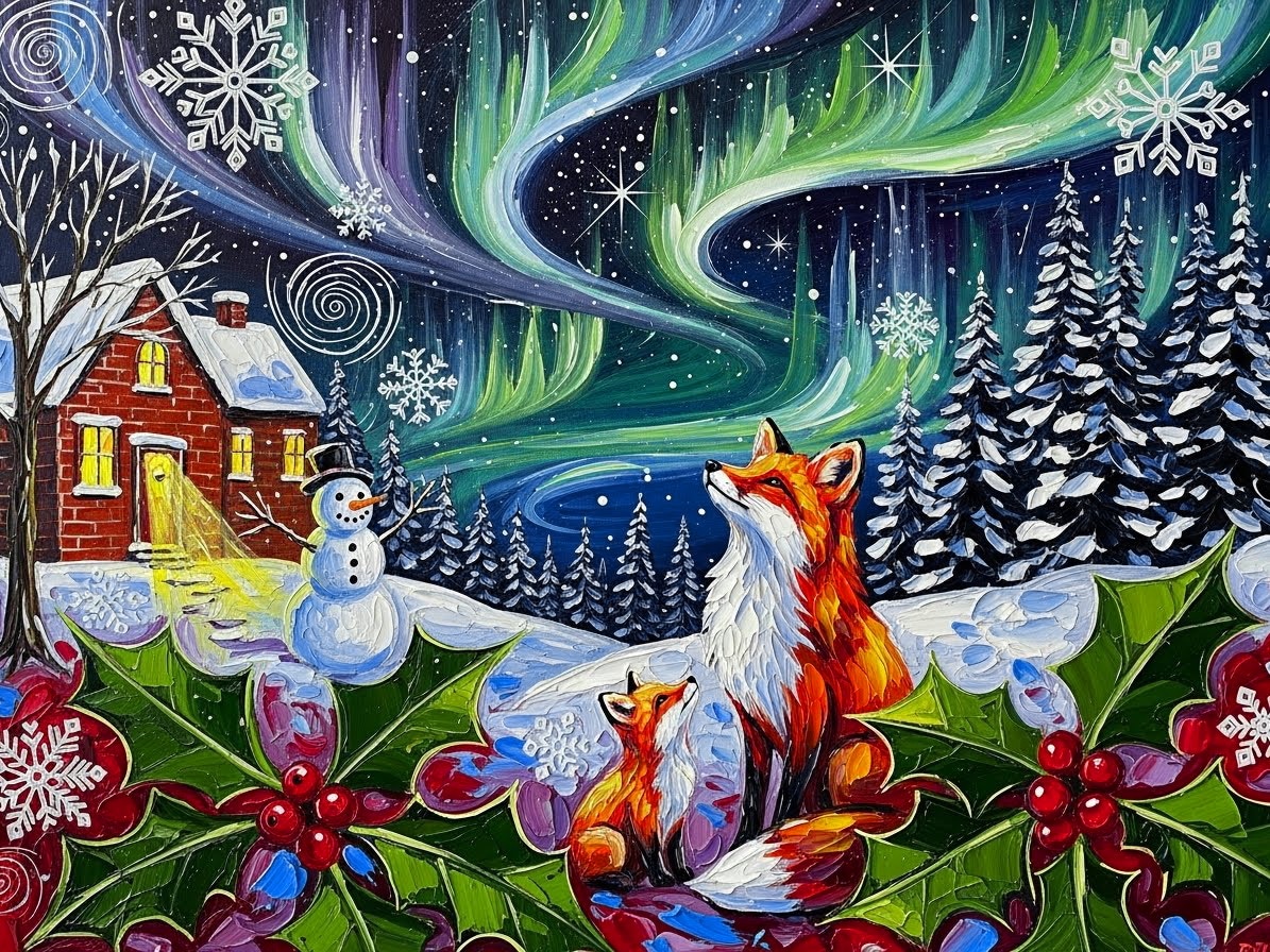 十二月の狐 | の人気AIイラスト・グラビア