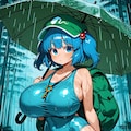 雨の幻想郷♡ 3枚目