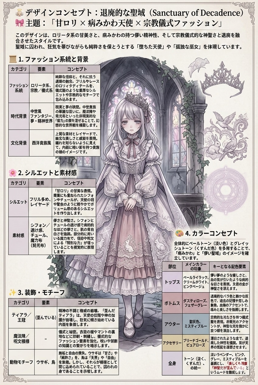 衣装デザインコンセプト | の人気AIイラスト・グラビア