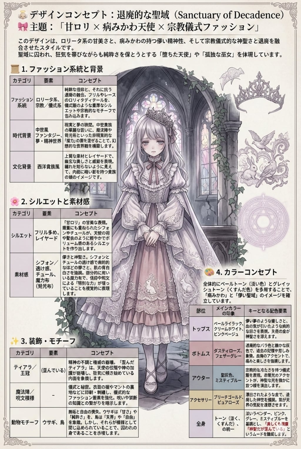 衣装デザインコンセプト