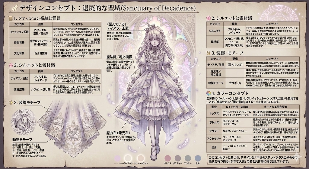 衣装デザインコンセプト