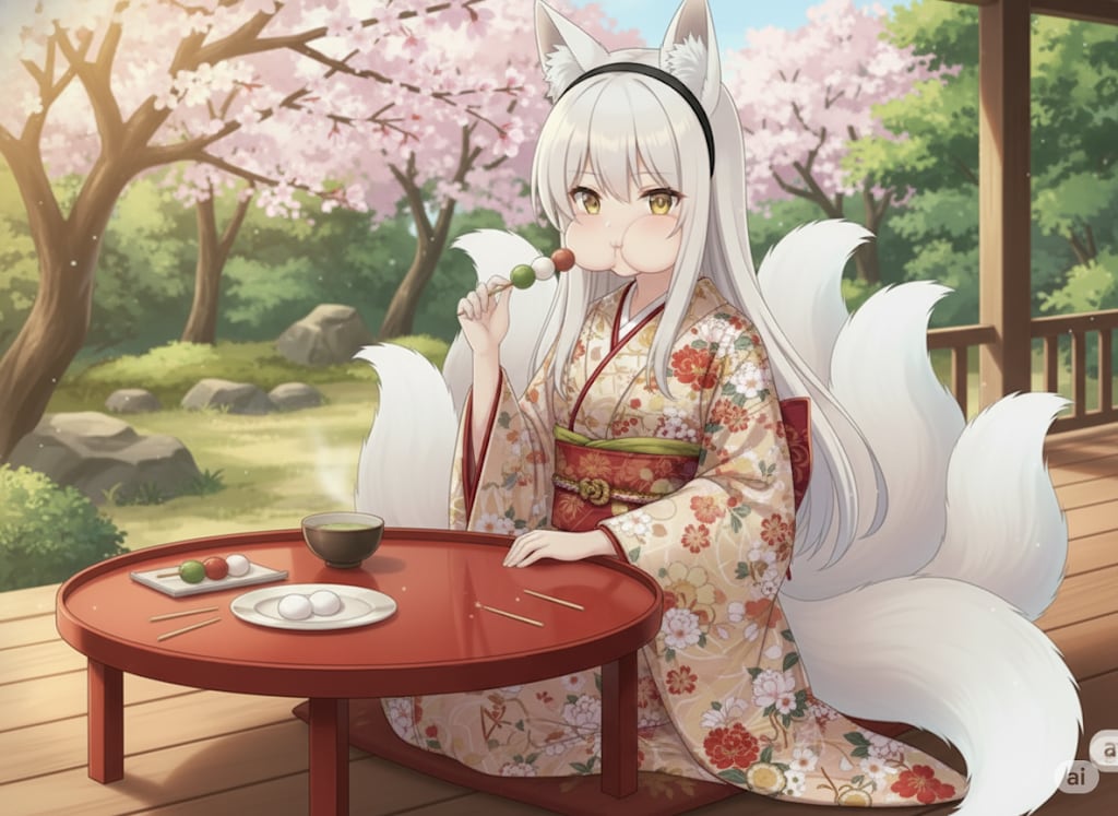 【狐独のグルメ】もちもち！みたらし団子 | の人気AIイラスト・グラビア