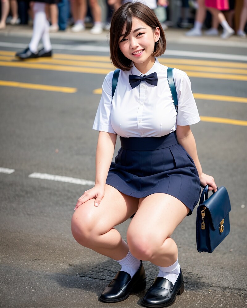 しゃがみJK