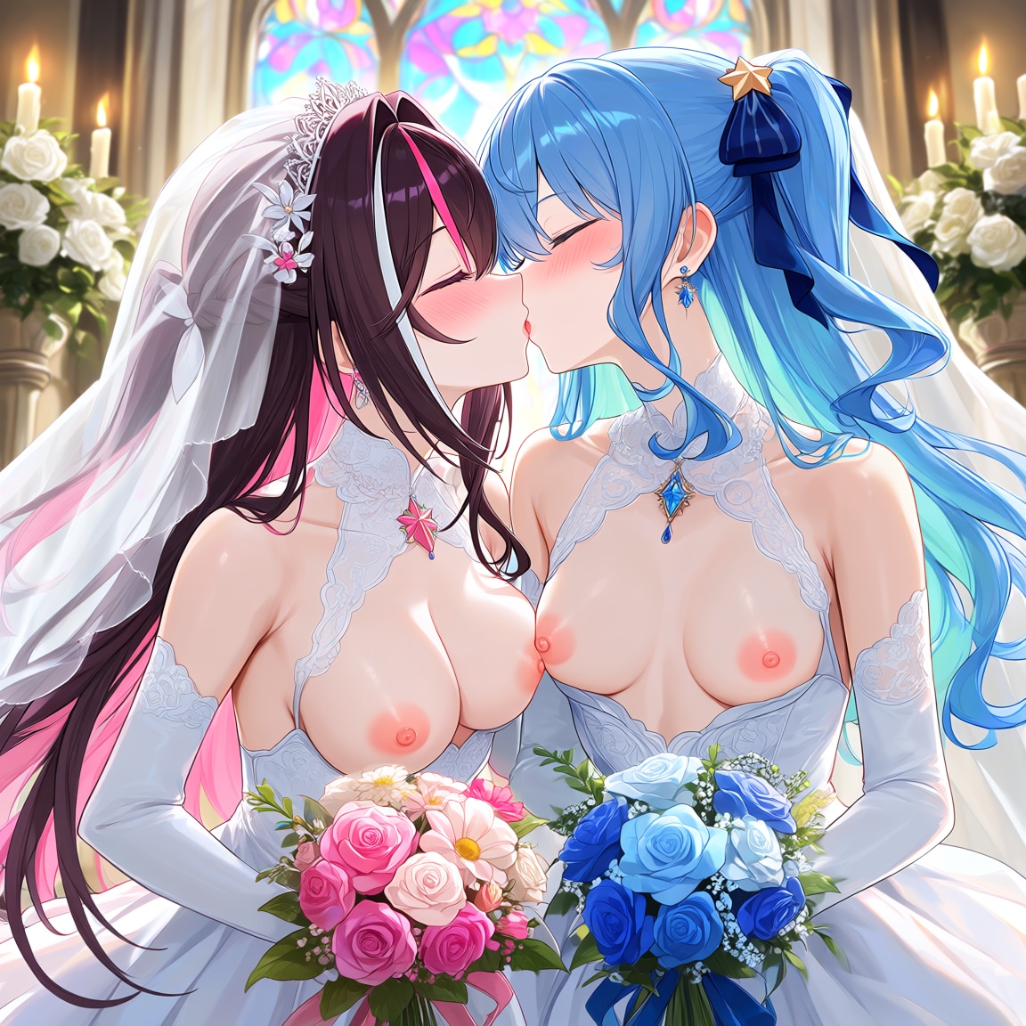 2人は幸せなキスをしてHappy End