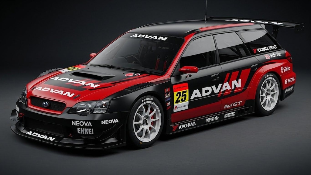 アドバンレガシィツーリングワゴンレーシングカー