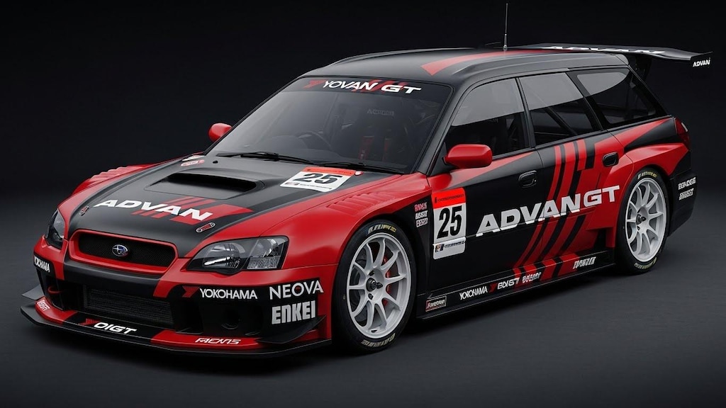 アドバンレガシィツーリングワゴンレーシングカー