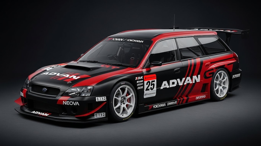 アドバンレガシィツーリングワゴンレーシングカー