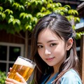 浴衣で一杯 2枚目