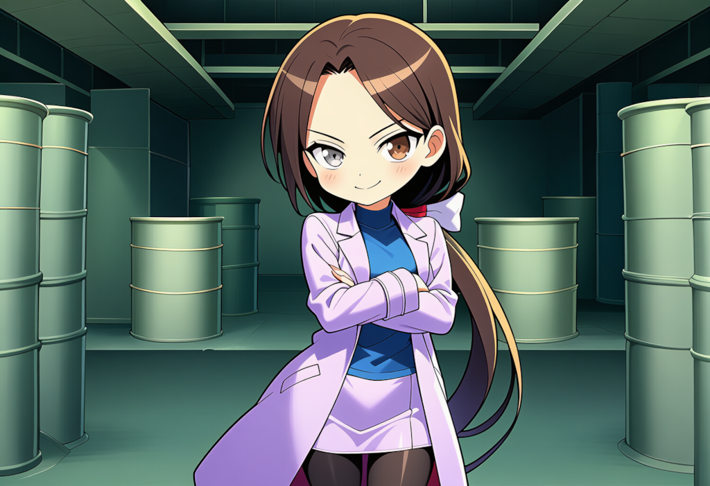 テスラ缶を買い込んでご満悦な令子